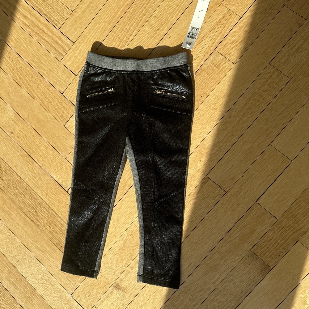 NWT Kids faux leather leggings